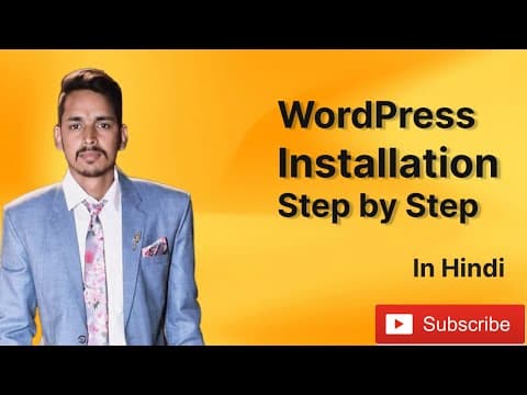 Install WordPress on Localhost | WordPress Tutorial for Beginners in Hindi | How to Use WordPress thumbnail