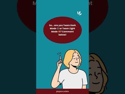 Why Programmers LOVE Dark Mode 🤯 | Coding Fun Fact #shorts thumbnail