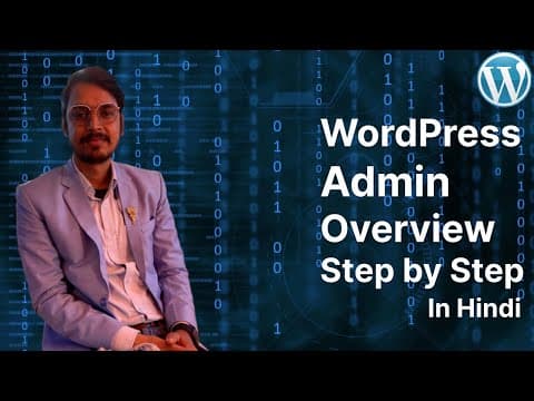 How WordPress Admin Works  - step by step in Hindi | Wordpress Login | Wordpress Dashboard thumbnail
