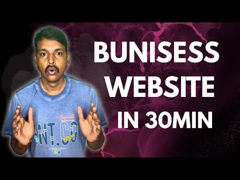 🚨 STOP Losing Customers: Why Your Small Business Needs a Website NOW thumbnail