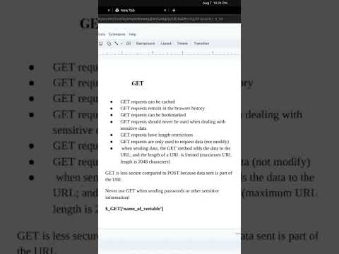 Difference between GET and POST | #viral #php #phpcourse #shorts #shortvideo #difference thumbnail