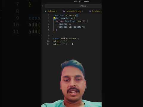 The Power of JavaScript Closures (In 60 Seconds) #shorts thumbnail